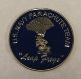 Parachute Team Navy SEAL Leap Frogs Challenge Coin