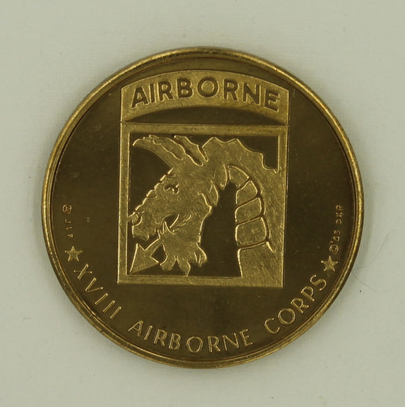 18th/XVIII Airborne Corps Cunning Endurance Ferocity Dragon Army Challenge Coin