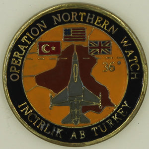 77th Fighter Squadron Operation Northern Watch Air Force Challenge Coin