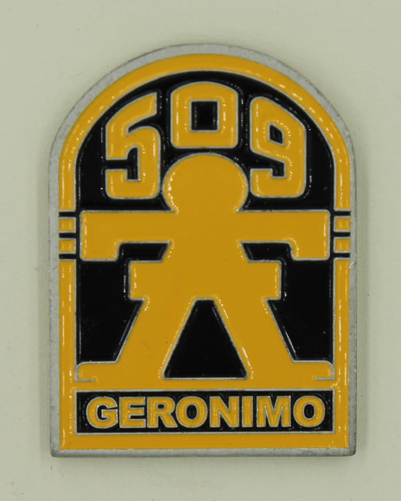 509th Parachute Infantry Reg Geronimo 3rd Battalion Commander Army Challenge Coin