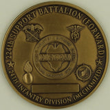 24th Infantry Division 224th Support Battalion Army Challenge Coin