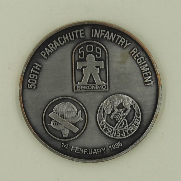 509th Parachute Infantry Regiment Charlie Company Army Challenge Coin
