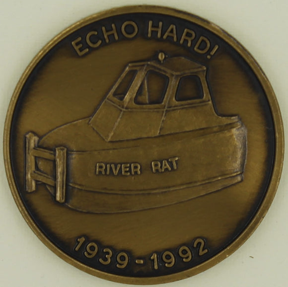 1st Engineer Echo Company Echo Hard! River Rat Army Challenge Coin