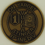 1st Infantry 2nd Battalion 3rd Air Defense Artillery Vulcan Stinger Army Challenge Coin