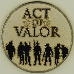 Navy SEALs Move Act o Valor Challenge Coin