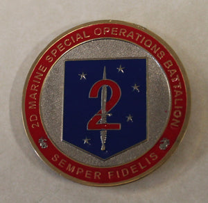 2D Marine Special Operations Battalion MARSOC Challenge Coin