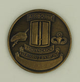 193rd Infantry Brigade 187th Airborne Infantry 2nd Battalion Alpha Company Moatgators Army Challenge Coin