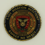 101st Airborne Div 101st Aviation Reg 1st BN Op Iraqi Freedom Army Challenge Coin
