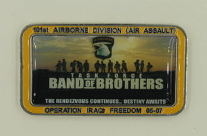 101st Airborne Div OIF Band of Brothers General Thomas Turner II Army Challenge Coin