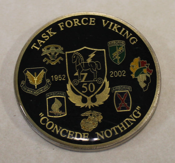 10th Special Forces Group Airborne (SFGA) Combined Joint Special Operations Task Force Viking (CJSO-TF Viking) Army Challenge Coin