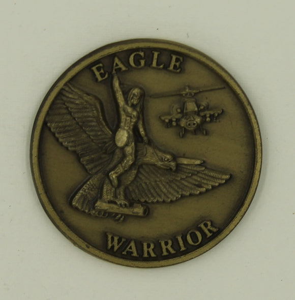 101st Airborne Division 101st Aviation Regiment 2nd Battalion Air Assault Eagle Warrior Army Challenge Coin