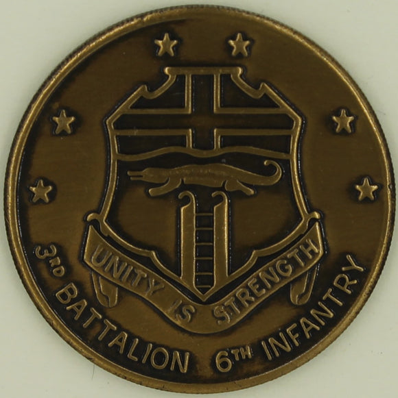 5th Infantry Division 6th Infantry 3rd Battalion Army Challenge Coin