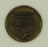 101st Airborne Division Support Group Corps Desert Shield/Storm Army Challenge Coin