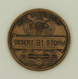 101st Airborne Division Desert 91 Storm Army Challenge Coin