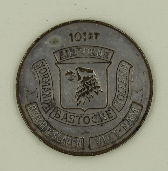 101st Airborne Division Vietnam Era Engraved: CSM Lang Army Challenge Coin