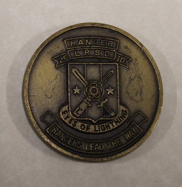 Ranger 25th Infantry Division ID Long Range Surveillance Detachment LRSD Army Challenge Coin