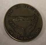 33rd Air Rescue Squadron Kadena AB Japan Vintage Bronze Air Force Challenge Coin / AFSOC
