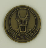 7th Fighter Squadron F-117 Stealth Fighter Air Force Challenge Coin