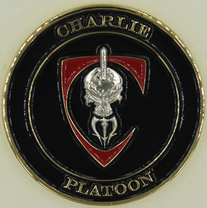 SEAL/Sub Delivery Vehicle Team SDVT-1 Task Unit One / 1` Charlie Platoon SAMMIE Navy Challenge Coin