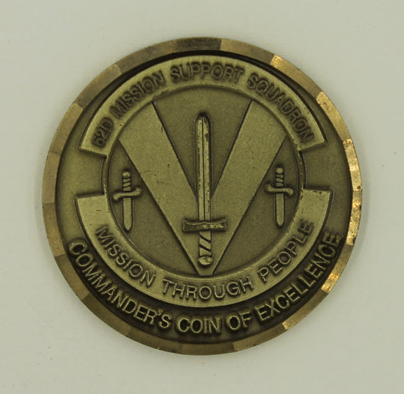 52nd Fighter Wing Mission Support Squadron Air Force Challenge Coin