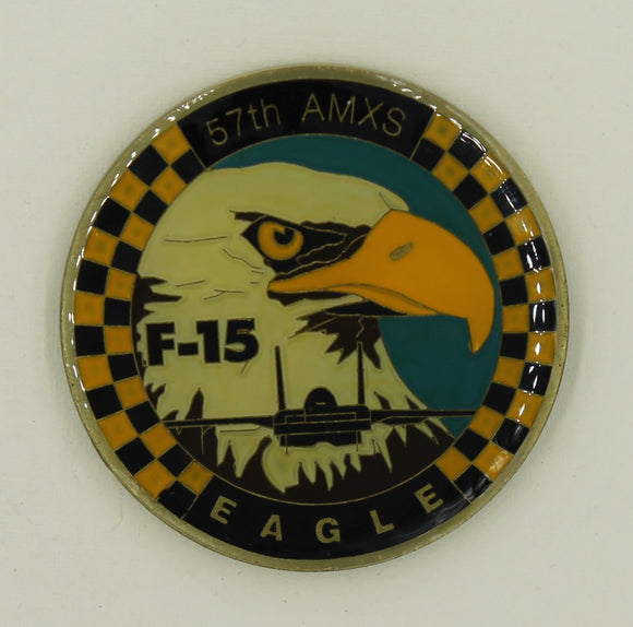 57th Aircraft Maintenance F-15 Eagle Keeper Air Force Challenge Coin