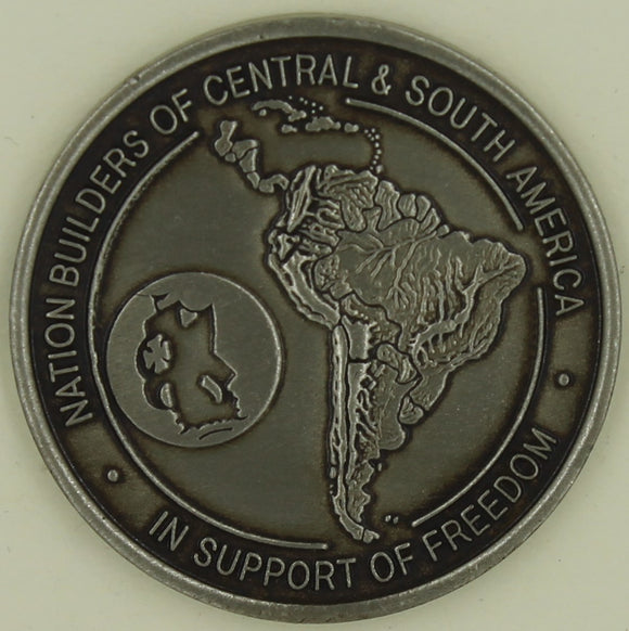 536th Engineer Combat Battalion Panama Army Challenge Coin