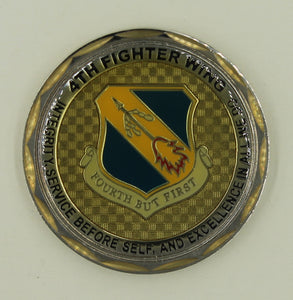 4th Fighter Wing Seymour Johnson Command Chief Air Force Challenge Coin