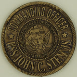 USS John C Stennis Aircraft Carrier CVN-74 Commander Navy Challenge Coin