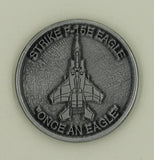 334th Fighter Squadron Eagles Strike F-15 Eagle Air Force Challenge Coin