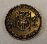 82nd Airborne Division 313th Military Intelligence Combat Electronic Warfare EW Grenada Army Challenge Coin