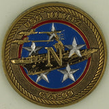 USS Nimitz Aircraft Carrier CVN-68 Commander Navy Challenge Coin