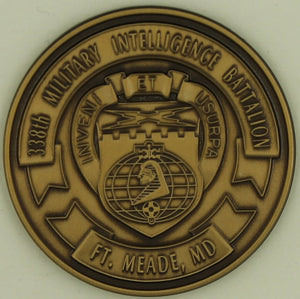 338th Military Intelligence Battalion Interrogation/NSA Army Challenge Coin