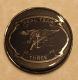 SEAL Team 3 / Three, 1 Troop Alpha Platoon Archangel Navy Challenge Coin