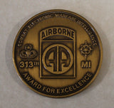 82nd Airborne 313th Military Intelligence Combat Electronic Warfare EW Army 1994 Challenge Coin