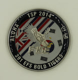 391st Expeditionary Fighter Squadron Bold Tigers TSP 2014 Air Force Challenge Coin