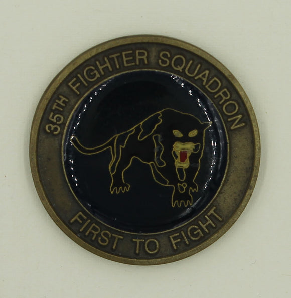 35th Fighter Squadron Kusan AB, Korea Air Force Challenge Coin