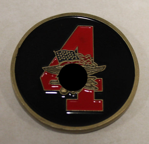 SEAL Team Six / 6 Red Assault Squadron Tactical Development Squadron TACDEVRON Four / 4 Navy Challenge Coin
