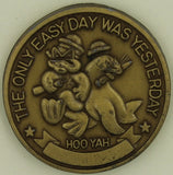 Naval Special Warfare SEAL Team V/5 Bronze 1990s Challenge Coin