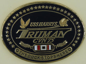 USS Truman Aircraft Carrier CVN-75 Navy Challenge Coin
