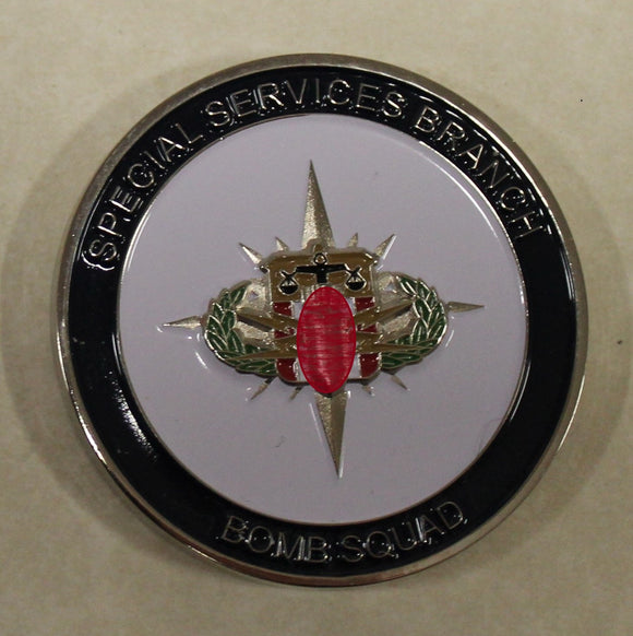 Central Intelligence Agency CIA Special Services Bomb Squad EOD Challenge Coin