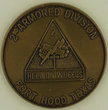 2nd Armored Division Army Challenge Coin