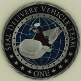 Commander SEAL/Sub Delivery Vehicle Team One SDVT-1 Navy Challenge Coin