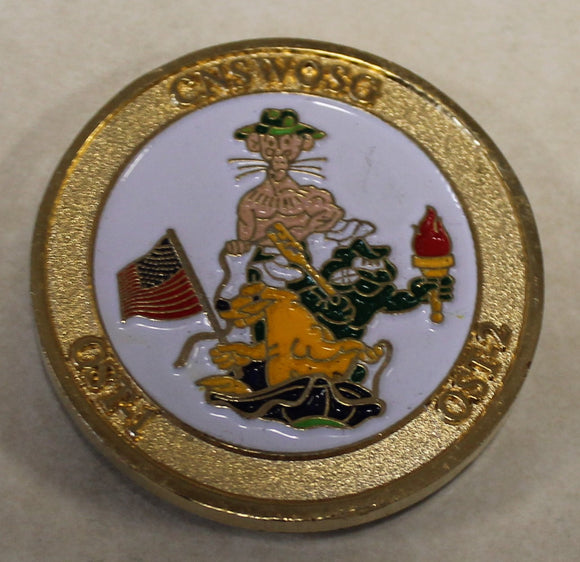 Commander  Naval Special Warfare  SEAL  Operational Support Group  OST-1 & OST-2  SEAL Teams 17 and 18 Navy Challenge Coin