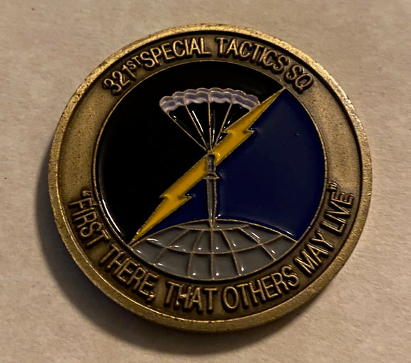 321st Special Tactics Squadron STS Pararescue / PJ AFSOC Air Force Challenge Coin