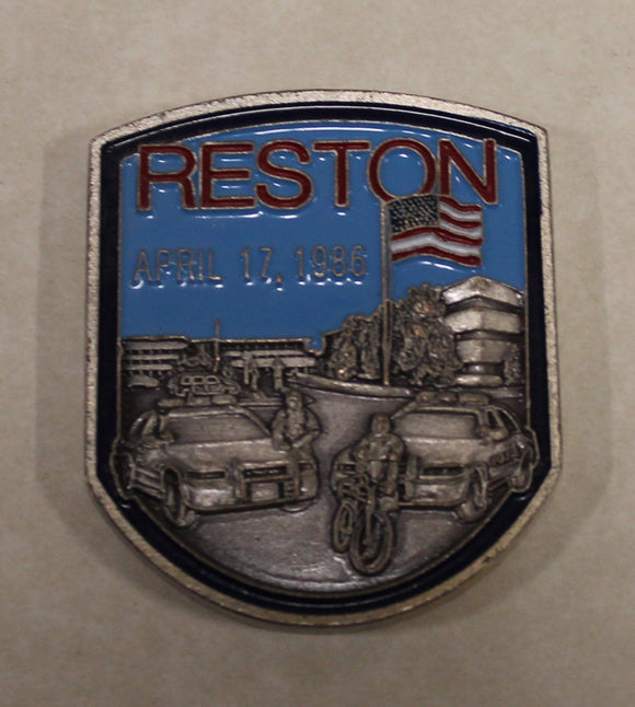 Central Intelligence Agency CIA Reston Virginia Police Est. 1986 Challenge Coin.