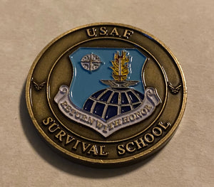 Survival Evasion Resistance Escape SERE School Air Force Challenge Coin