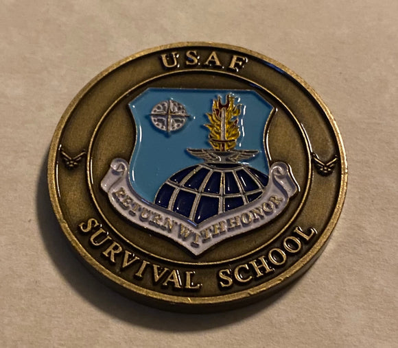 Survival Evasion Resistance Escape SERE School Air Force Challenge Coin