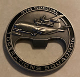 9th Special Operations Squadron MC-130J Commando II AFSOC Air Force Challenge Coin