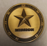 Central Intelligence Agency CIA Logistics Support Mission Driven Mission Ready 3" Medallion / Coin