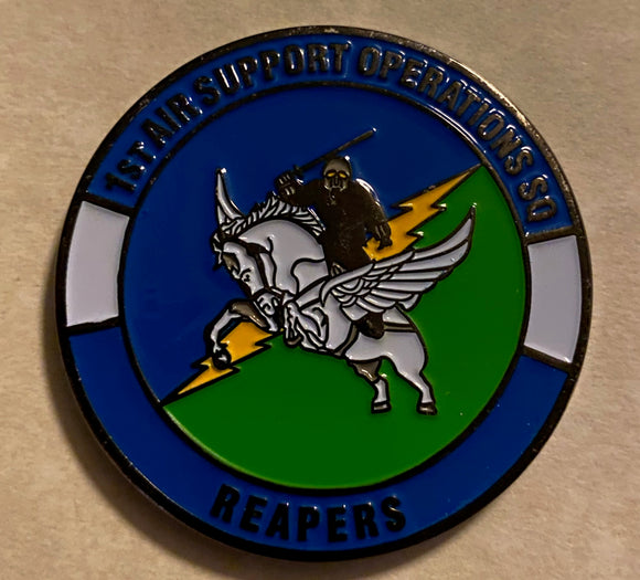 1st Air Support Operations Squadron ASOS TNEP AFSOC Air Force Challenge Coin